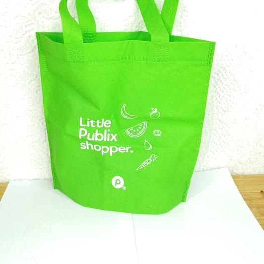 Publix Little Shopper Green Bag Tote Shopping